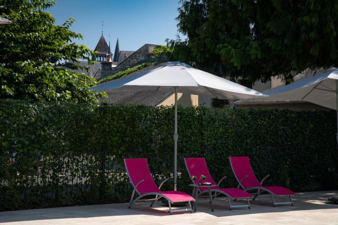 Logis Hotel La Croix Blanche Fontevraud Luaran gambar