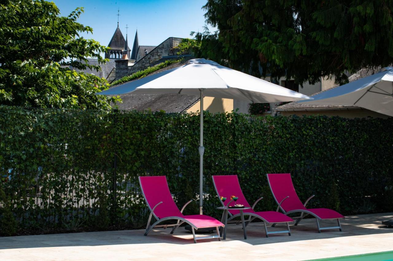 Logis Hotel La Croix Blanche Fontevraud Luaran gambar